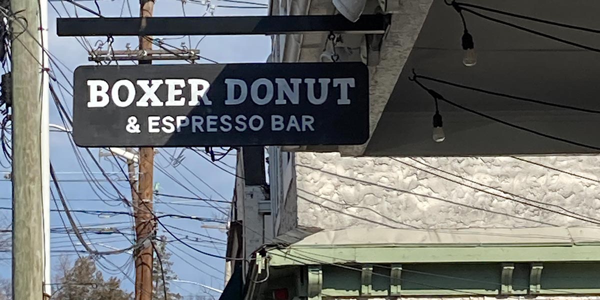 Boxer Donuts sign